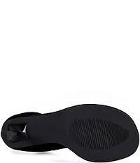 Azalea Wang Baina Stiletto Thong Grommet Booties