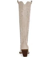 Azalea Wang Beckett Studded Tall Western Boots