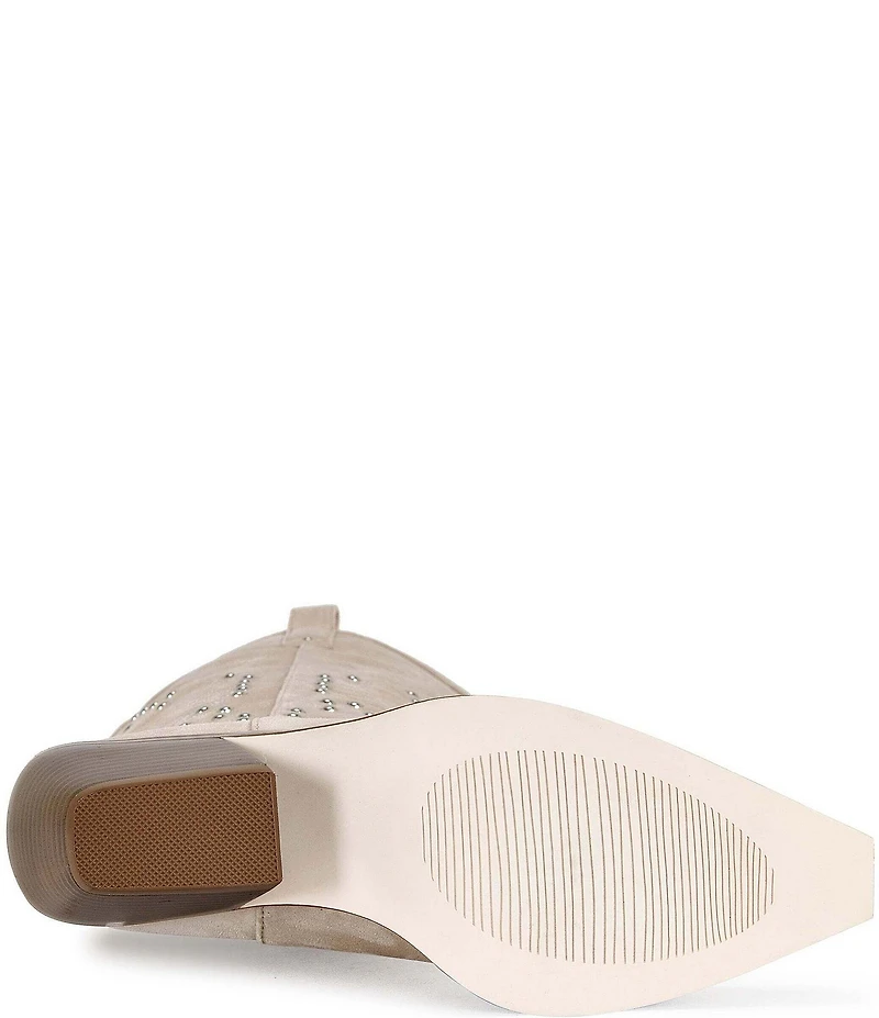 Azalea Wang Beckett Studded Tall Western Boots