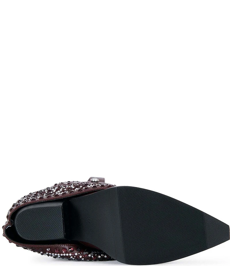 Azalea Wang Beth Rhinestone Fold Over Western Tall Boots