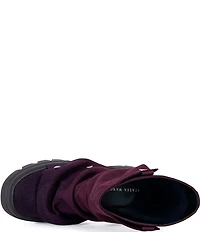 Azalea Wang Bharti Snap Hardware Ruched Mid Calf Boots