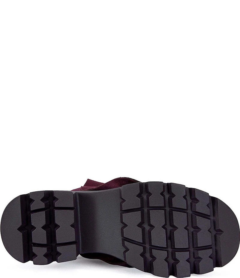 Azalea Wang Bharti Snap Hardware Ruched Mid Calf Boots