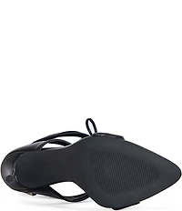 Azalea Wang Bohdi Lace Up Shaft Pointed Toe Sandals