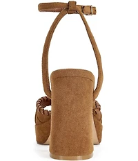 Azalea Wang Cael Ball Ornament Platform Block Heel Sandals