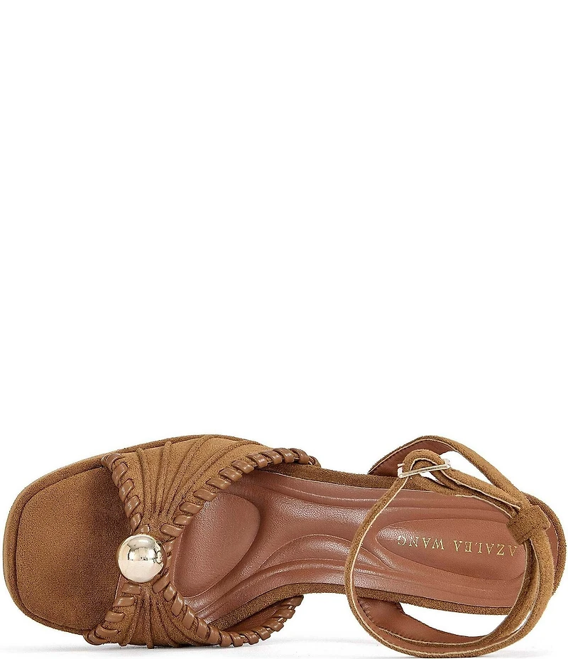 Azalea Wang Cael Ball Ornament Platform Block Heel Sandals