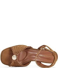 Azalea Wang Cael Ball Ornament Platform Block Heel Sandals