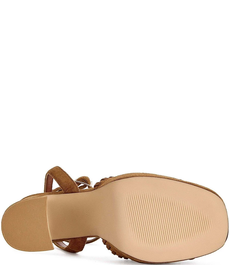 Azalea Wang Cael Ball Ornament Platform Block Heel Sandals