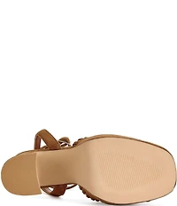 Azalea Wang Cael Ball Ornament Platform Block Heel Sandals