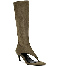Azalea Wang Cecile Soft Stretch Thong Boots