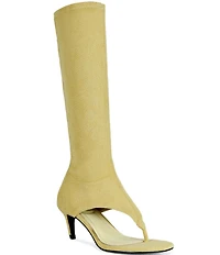 Azalea Wang Cecile Soft Stretch Thong Boots