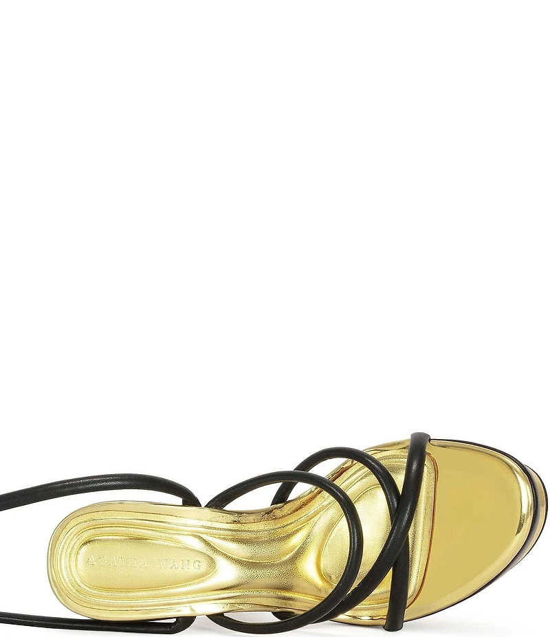 Azalea Wang Celinea Ankle Wrap Platform Sandals