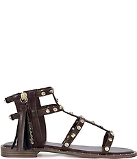 Azalea Wang Chalice Studded Tassel Gladiator Sandals