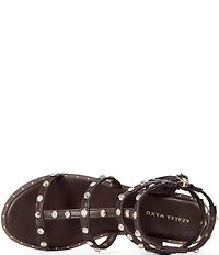 Azalea Wang Chalice Studded Tassel Gladiator Sandals