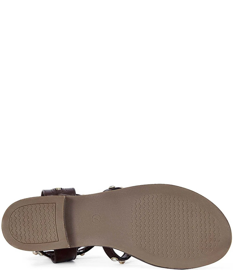 Azalea Wang Chalice Studded Tassel Gladiator Sandals