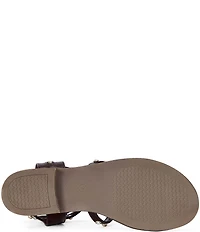 Azalea Wang Chalice Studded Tassel Gladiator Sandals