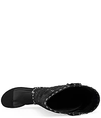 Azalea Wang Chandana Thong Western-Inspired Tall Sandal Boots