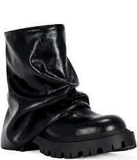 Azalea Wang Clarke Slouch Shaft Moto Boots