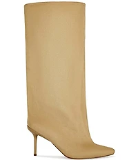 Azalea Wang Couturelure Fabric Pointed Toe Boots