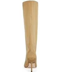 Azalea Wang Couturelure Fabric Pointed Toe Boots