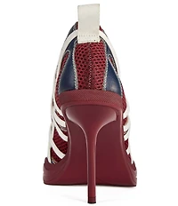 Azalea Wang Crosswalk Sport-Inspired Pointed Toe Lace Up Pumps