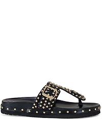 Azalea Wang Daisychain Studded Thong Sandals