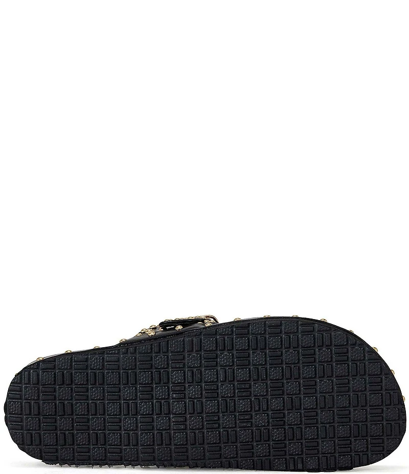 Azalea Wang Daisychain Studded Thong Sandals