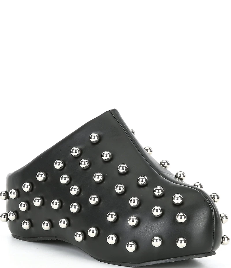Azalea Wang Darwinstud Studded Platform Clogs
