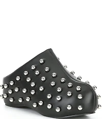Azalea Wang Darwinstud Studded Platform Clogs