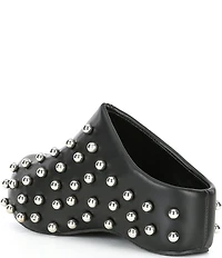 Azalea Wang Darwinstud Studded Platform Clogs