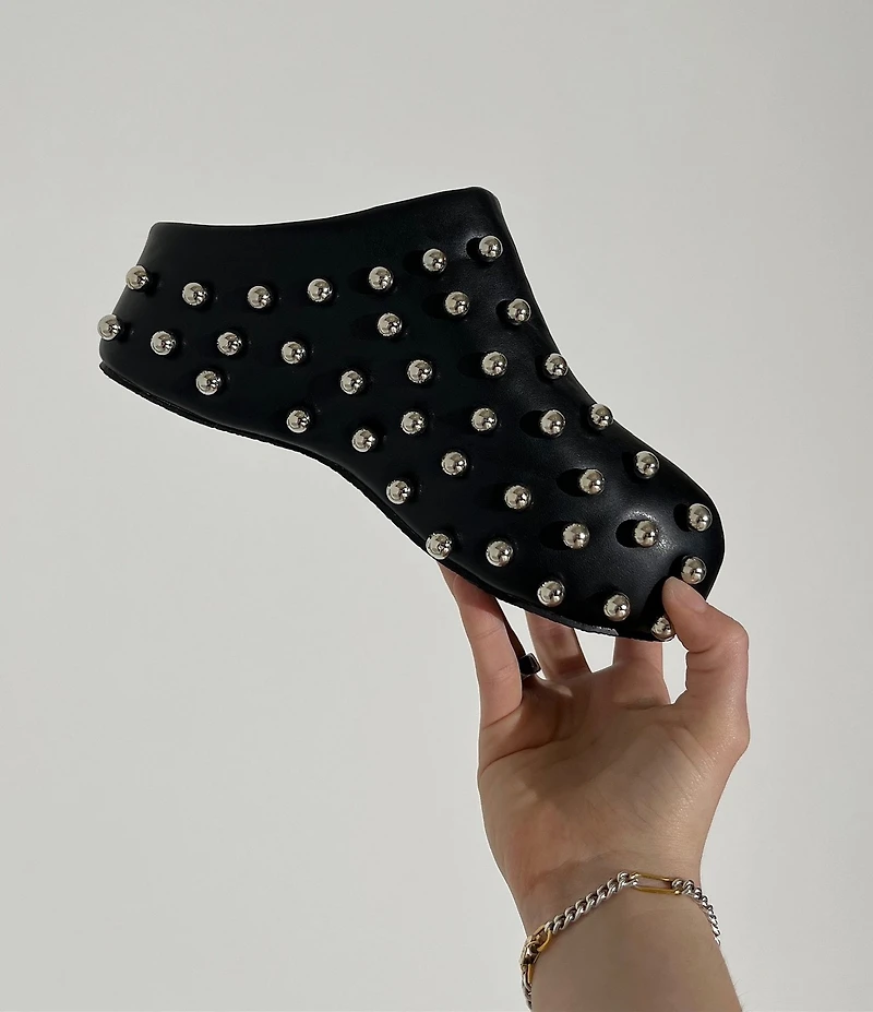 Azalea Wang Darwinstud Studded Platform Clogs