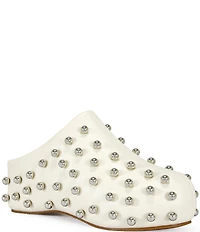 Azalea Wang Darwinstud Studded Platform Clogs