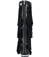 Azalea Wang Dustine Fringed Tall Gladiator Sandals