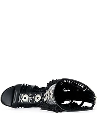 Azalea Wang Dustine Fringed Tall Gladiator Sandals