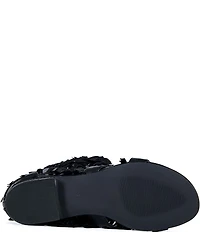 Azalea Wang Dustine Fringed Tall Gladiator Sandals