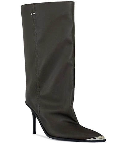 Azalea Wang Dusty Pointed Cap Toe Tall Boots