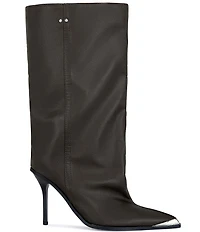 Azalea Wang Dusty Pointed Cap Toe Tall Boots