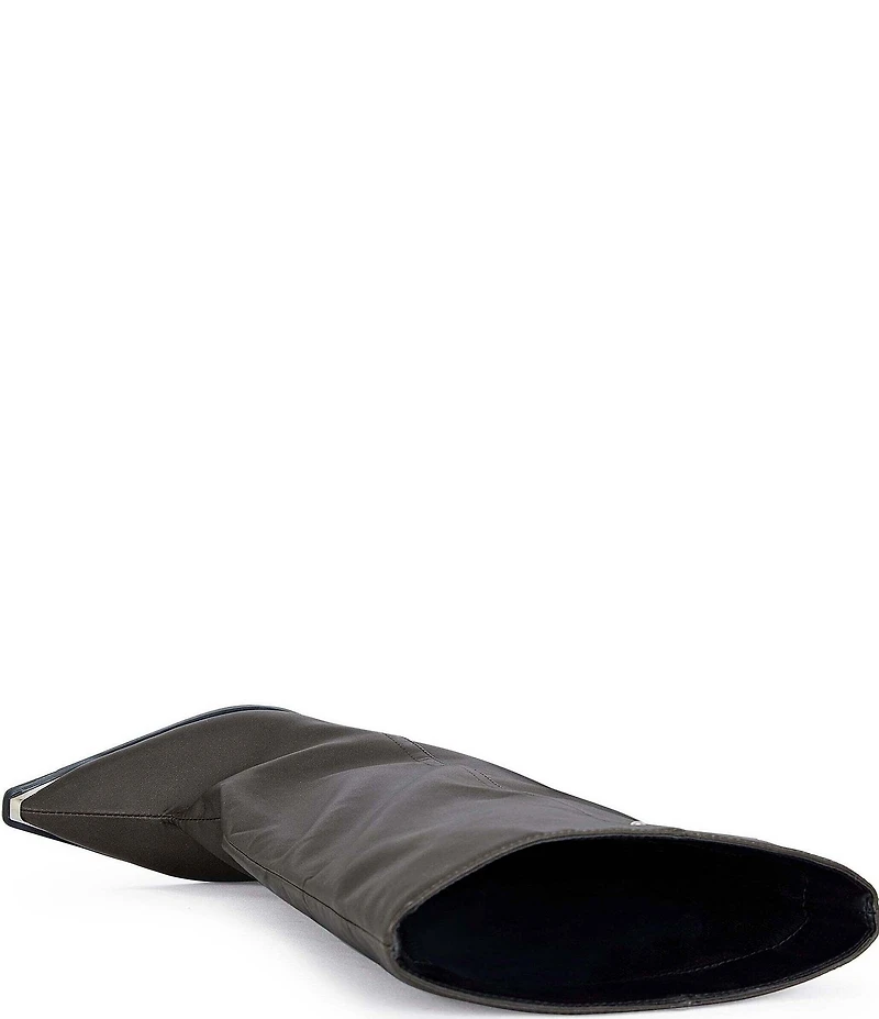 Azalea Wang Dusty Pointed Cap Toe Tall Boots