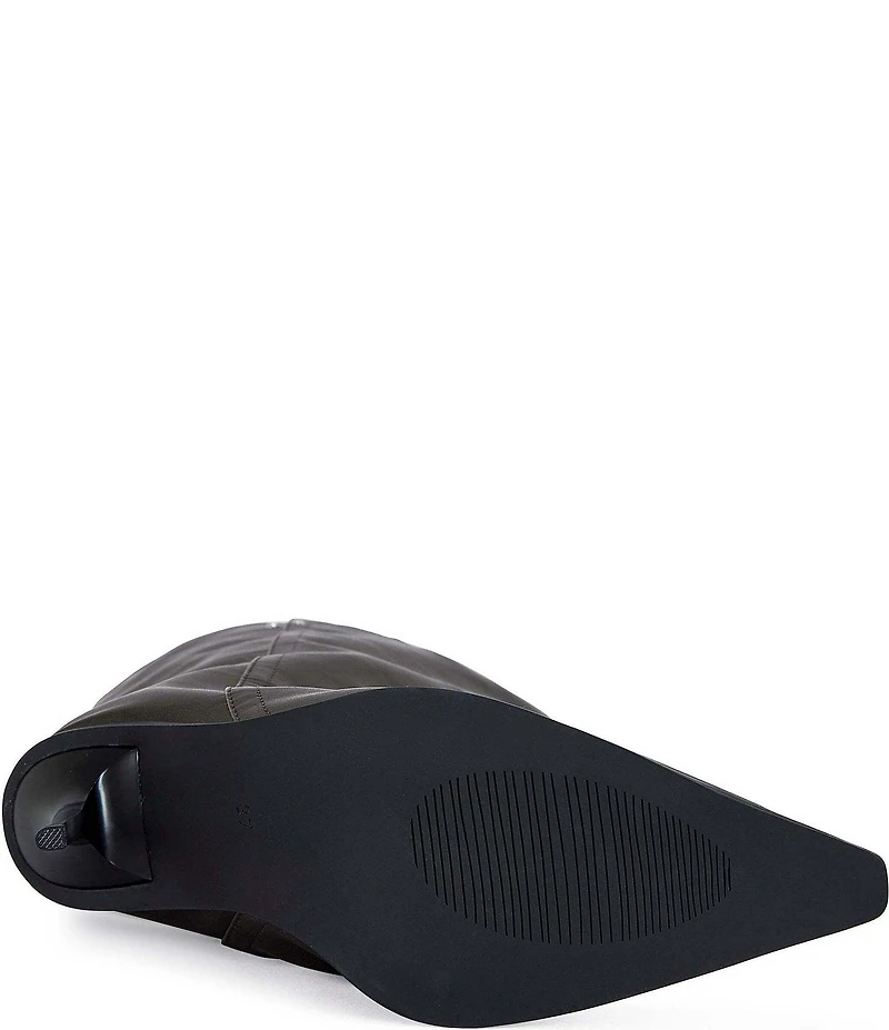 Azalea Wang Dusty Pointed Cap Toe Tall Boots