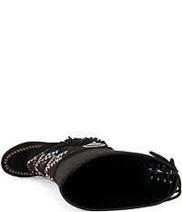 Azalea Wang Edmund Fridge Side Moccasin Over The Knee Boots