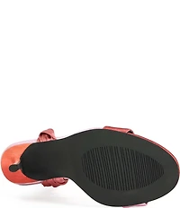 Azalea Wang Elzon Ombre Ankle Wrap Dress Sandals