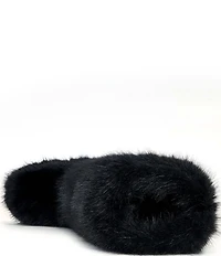 Azalea Wang Emir Faux Fur Platform Tall Boots