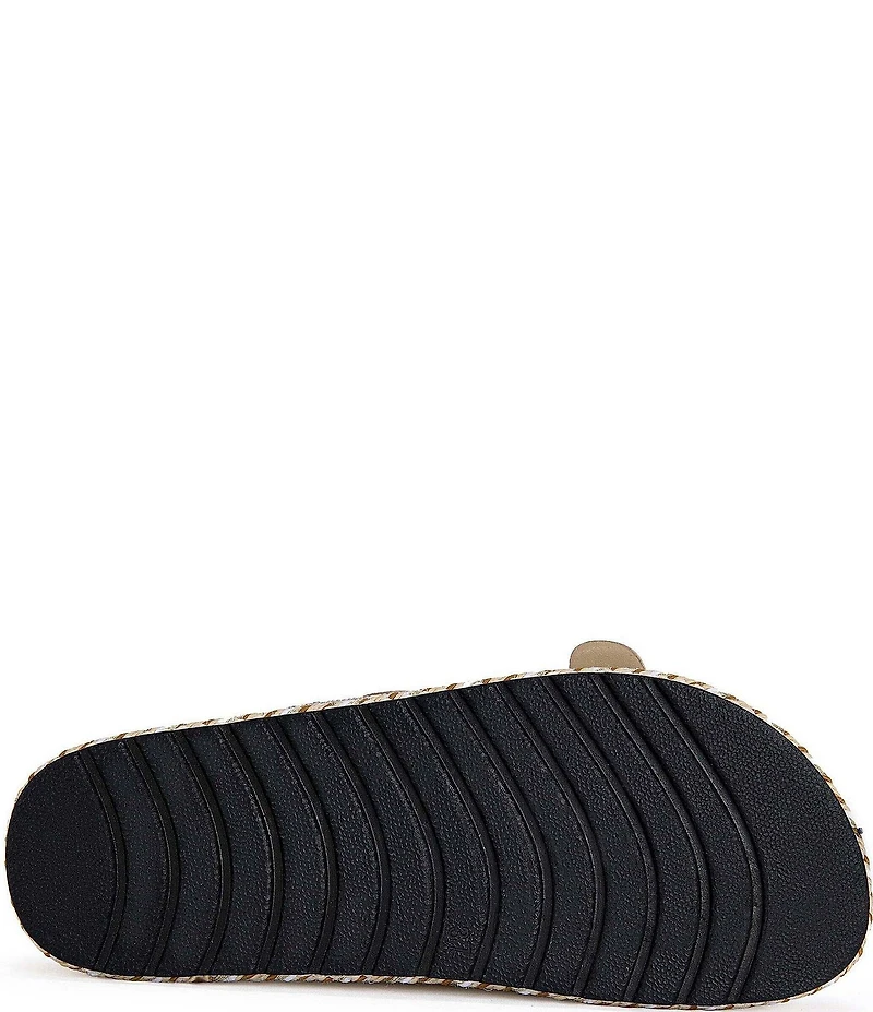 Azalea Wang Ezri Rhinestone Studded Platform Slide Sandals