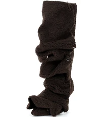 Azalea Wang Fabian Fuzzy Adjustable Snap Tall Boots