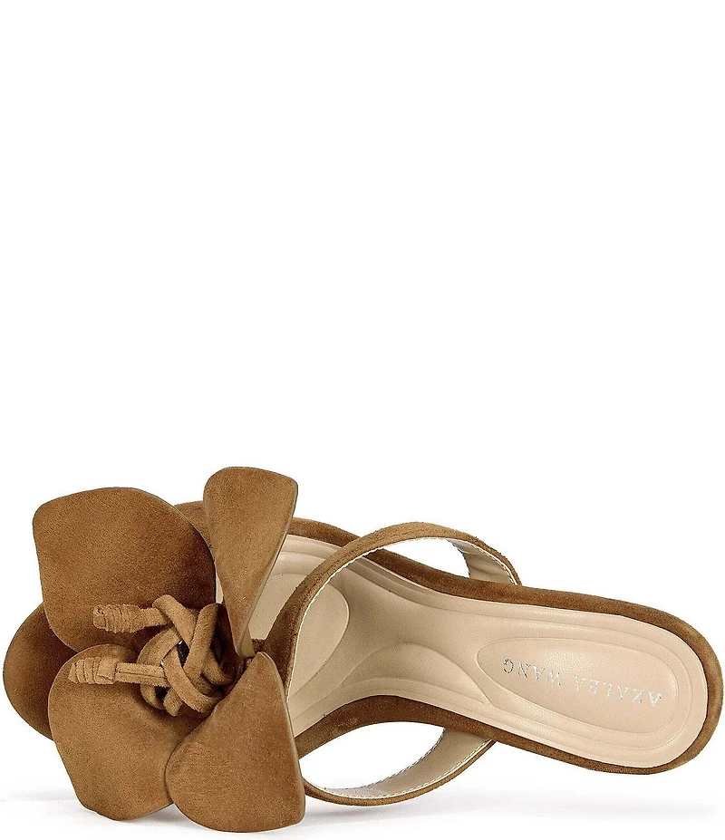 Azalea Wang Fawn Petals Dress Slide Sandals