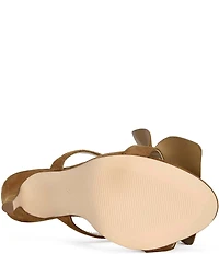 Azalea Wang Fawn Petals Dress Slide Sandals
