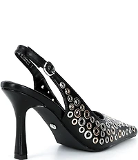 Azalea Wang Felai Grommet Slingback Pumps