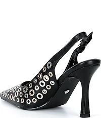 Azalea Wang Felai Grommet Slingback Pumps