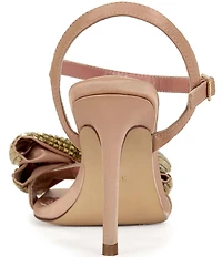 Azalea Wang Gamylle Rhinestone Bow Dress Sandals