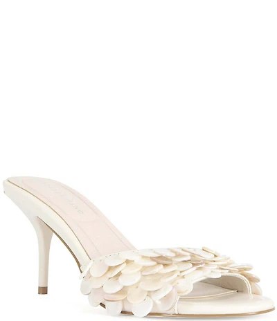 Azalea Wang Gaura Paillette Embellished Slide Dress Sandals