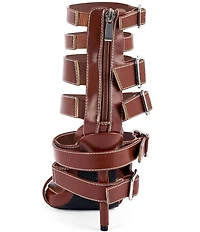 Azalea Wang Hitcham Multi Buckled Belt Straps Sandals